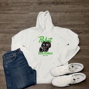 White Hoodie Sweater for Men